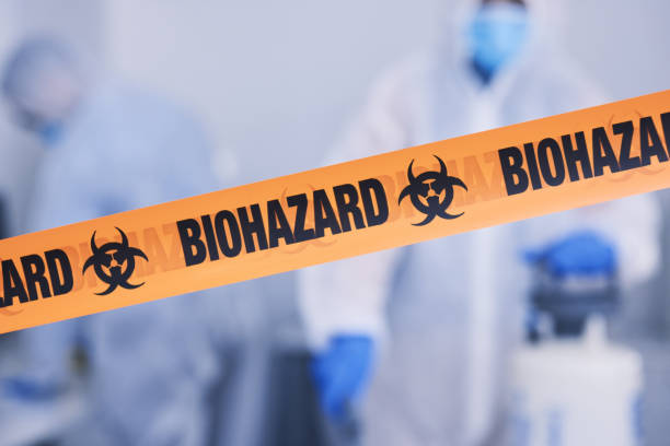 Professional Biohazard Cleanup technician working in Woodacre, CA